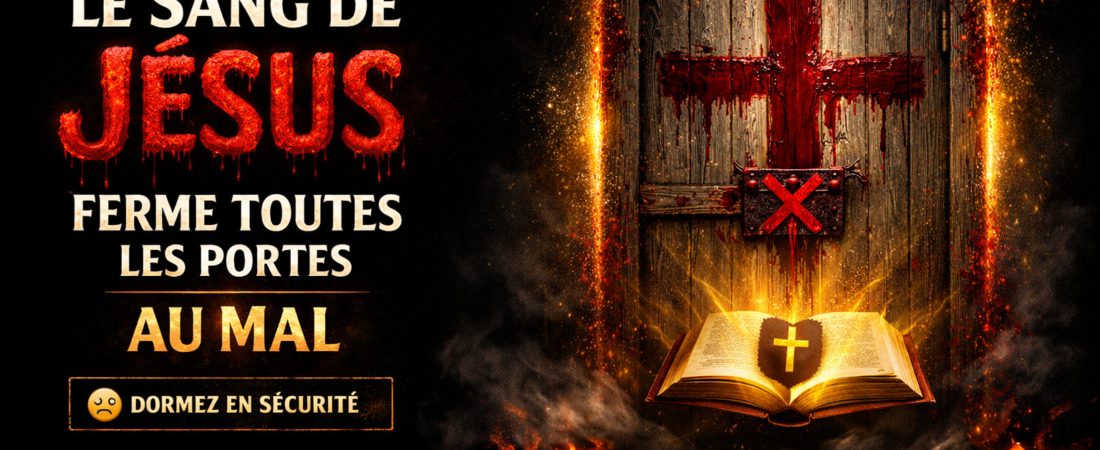 Que le Sang de Jésus Protège Votre Maison et Vos Proches Cette Nuit